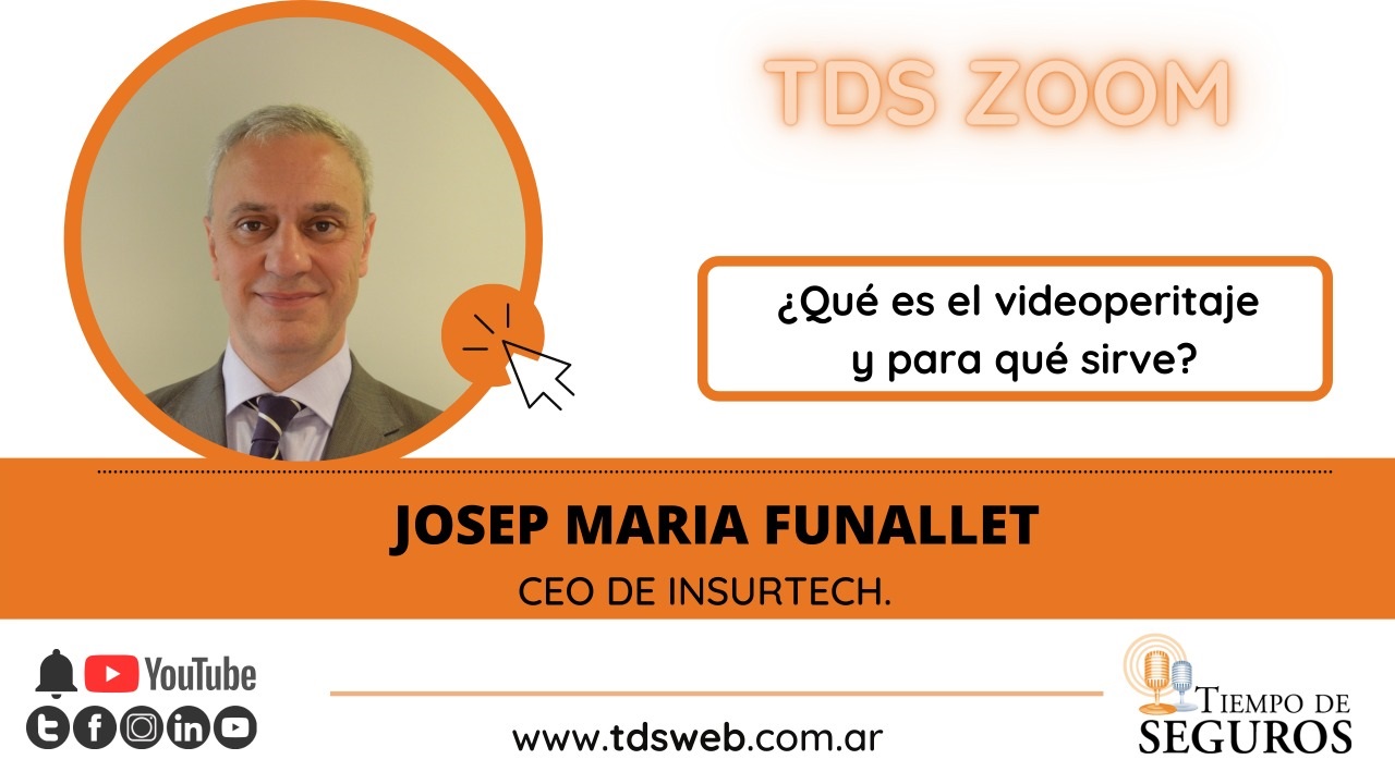 Entrevista a Josep María Funallet, CEO de Insurtech, empresa de alcance global que ha desarrollado la plataforma VIDEOPERITAJE.COM que permite realizar inspecciones de manera remota...