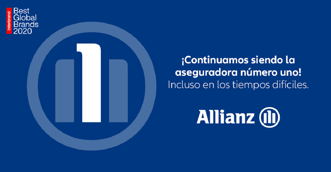 El ranking realizado anualmente por Interbrand confirma la creciente fortaleza de la marca Allianz y su relevancia en la vida de las personas...