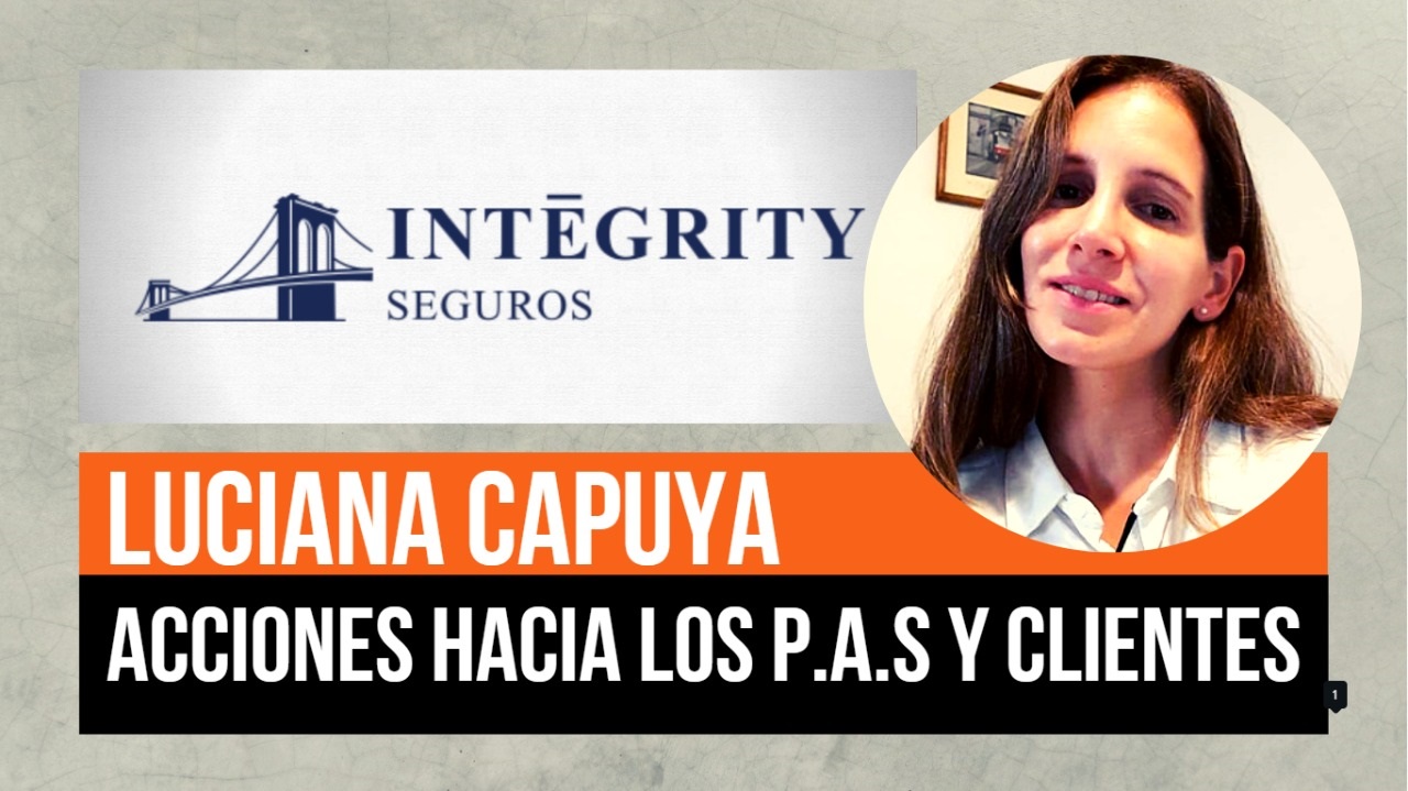 Luciana Capuya, Jefa de Marketing de #Intēgrity Seguros, nos habló de distintas acciones desarrolladas por la empresa hacia sus clientes y sus productores.