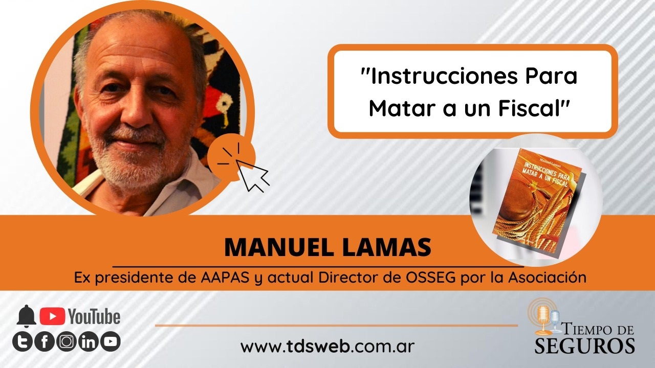 Nos visitó en estudios el colega Manuel Lamas, ex presidente de AAPAS y actual Director de OSSEG por la Asociación, para contarnos del libro que lanzó recientemente "Instrucciones Para Matar a un Fiscal".